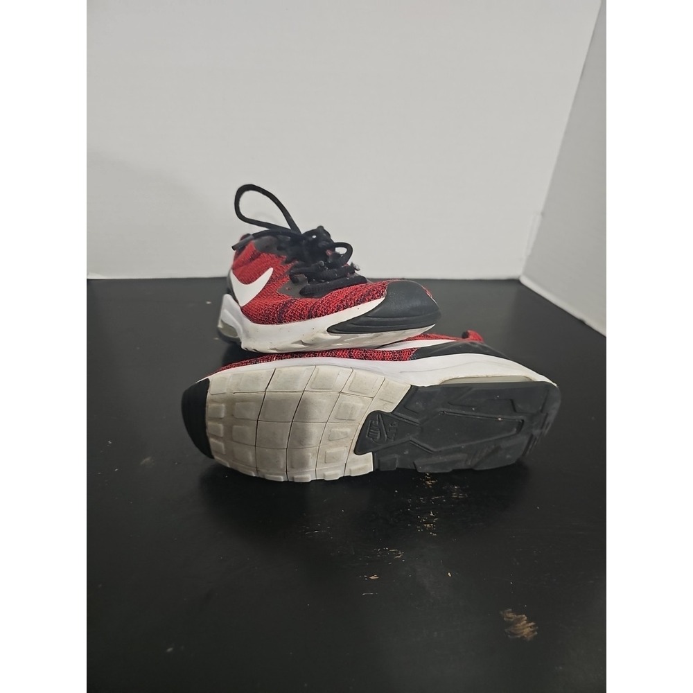Nike Air Max Motion 2 Kids Red Black Running Shoes Size 5Y Youth Sneakers - Picture 5 of 6